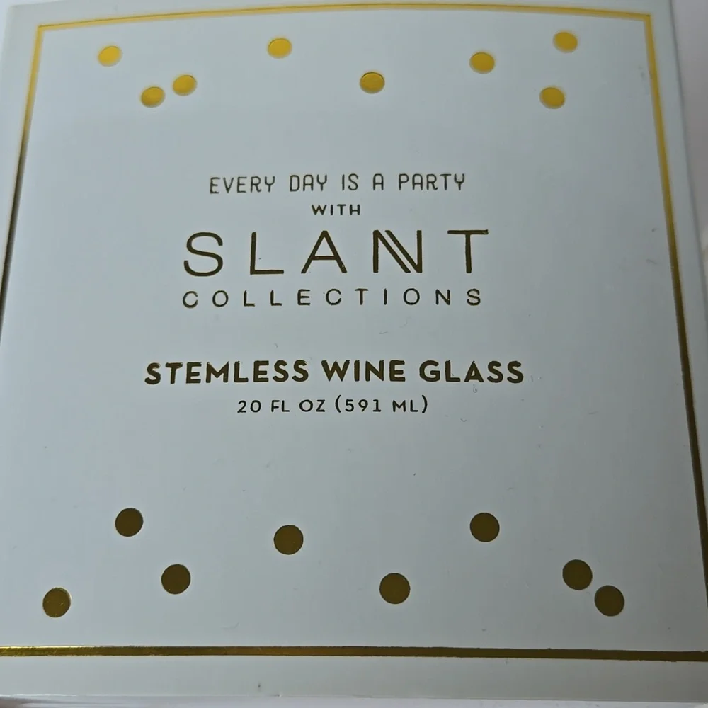 Set Of TWO Pink Stemless Wine Glasses - Yes Way Rosé - New - 20 oz